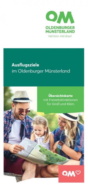 Freizeitkarte Ausflugsziele im Oldenburger Münsterland